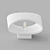 Modern Gypsum Calixta Wall Sconce 3D model small image 3