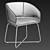 Modern Caleto Chair Soft Line 3D model small image 7