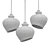 Elegant Grace Pendant Lamp 3D model small image 2