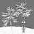 Frosty Winter Young Trees 3D model small image 3