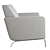 Modern Classic Fly Armchair 3D model small image 2