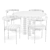 Modern Scandinavian Dining Set "Islets & Kashmir 3D model small image 5