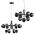 Sleek Danna Chandelier, Vray & Corona 3D model small image 3
