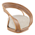 Eva Armchair: Modern Italian Design 3D model small image 1