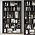 Sleek 3D-Ready Wood Bookshelf 3D model small image 1