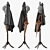 Versatile Coat Rack Stand 3D model small image 1