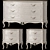 Italian Designer Nightstand and Dresser 3D model small image 1