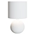 Elegant Glass Table Lamp 3D model small image 3