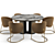 Luxury Visionnaire Dining Set: Palace & Sunny 3D model small image 2