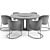 Luxury Visionnaire Dining Set: Palace & Sunny 3D model small image 3