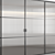 Sliding Doors with Textured Glass 3D model small image 4