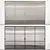 Sliding Doors with Textured Glass 3D model small image 9