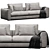 Modern Stylish Sofa Render Model 3D model small image 4
