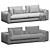 Modern Stylish Sofa Render Model 3D model small image 5