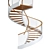 Spiral Staircase 10 3D Model 3D model small image 3