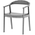 Barolo Gray Wooden Stool 3D model small image 4