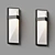 Luxury LED Outdoor Wall Sconce 3D model small image 2