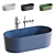 Omnires OVO Standalone Bathtub 3D model small image 1