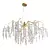 Elegant 8-Light Willow Chandelier 3D model small image 1
