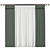 Customizable Curtain 126 3D model small image 1