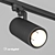 Adjustable Track Cylinder Spotlight 3D model small image 1