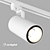 Adjustable Track Cylinder Spotlight 3D model small image 2