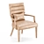 Lucrezia Low Armchair 3D Model 3D model small image 2