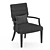 Lucrezia Low Armchair 3D Model 3D model small image 3
