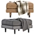 IKEA MORABO Leather Ottoman 3D	Model 3D model small image 3