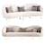 Curvo Bloce Noir Sofa 3D model small image 2
