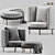 Modern Minotti Torii Sofa 3D Model 3D model small image 1