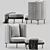 Modern Minotti Torii Sofa 3D Model 3D model small image 4