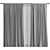 Convertible Mesh Curtain 3D model small image 1