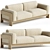Modern Elegance Bastiano Sofa 3D model small image 1