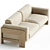 Modern Elegance Bastiano Sofa 3D model small image 2