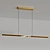 Modern Twist LED Linear Suspension 3D model small image 2