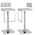 Modern Kitchen Barstool Set 3D model small image 5