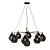  Modern Black Glass Pendant Light 3D model small image 3