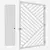 Corona Aluminium Door Model 3D 3D model small image 7