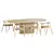 Modern Dining Set Industrywest Furniture 3D model small image 4