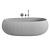 Elegant 1800mm Stone Freestanding Bath 3D model small image 4