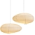 Sleek AKARI Pendant Light 3D model small image 1