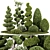 Outdoor Greenery Collection 3D model small image 1