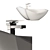 Stylish Wash Basin Unit 3D model small image 2