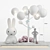 Luminous Bubble Tree Display 3D model small image 7