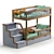 Classic Two-Tiered Bed "Tubi 3D model small image 9