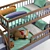 Classic Two-Tiered Bed "Tubi 3D model small image 16