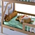 Classic Two-Tiered Bed "Tubi 3D model small image 27