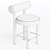 Sleek Modern Counter Chair Design 3D model small image 2