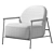 Modern Sejour Lounge Chair Design 3D model small image 6